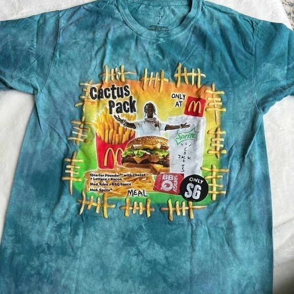 TRAVIS Scott x McDonald's Cactus Pack Vintage Bootleg T-shirt